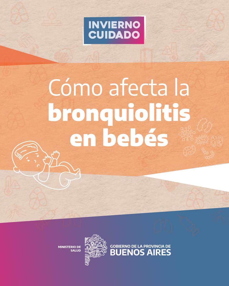 SaludBAP's tweet photo. La bronquiolitis es la primera causa de internaciones en invierno y uno de los principales motivos de mortalidad infantil.

Para proteger a las y los bebés de esta enfermedad respiratoria, las personas embarazadas deben vacunarse contra el VSR 🤰🏼💉. https://t.co/sTjs9FlX49