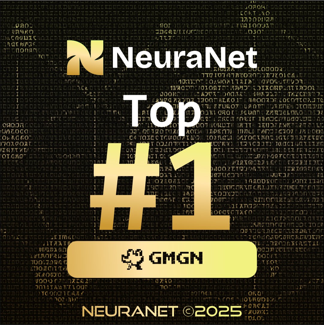 neuranetwork's tweet photo. BREAKING: $NEURA just hit Top #1 on GMGN—speed, power, and potential in one token!

https://t.co/O7DflOUDDP https://t.co/arX7DmfhLc