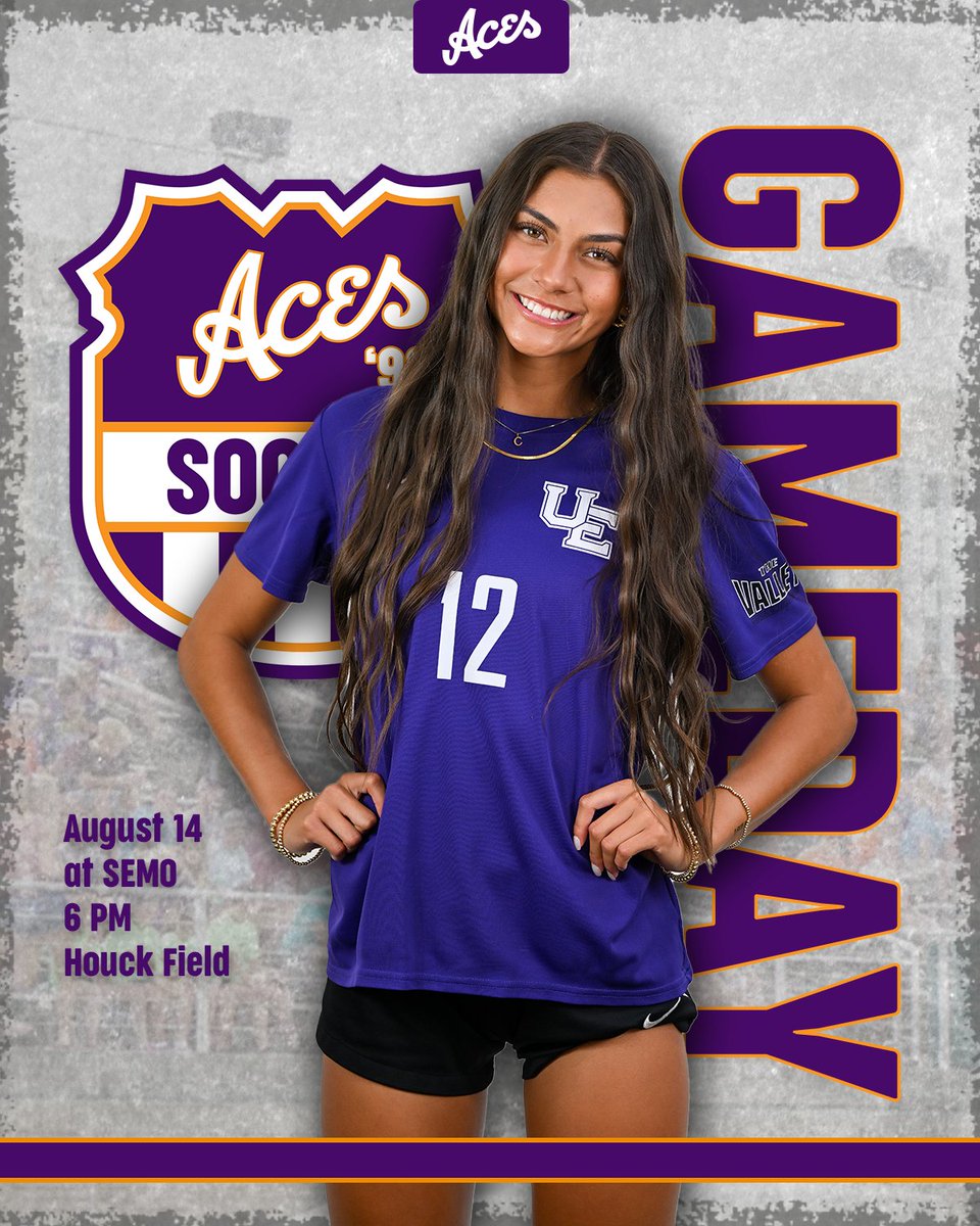 It's go time‼️

🆚 SEMO
📍 Houck Field
⏰ 6 PM
📊 Live Stats: bit.ly/4fFv17S

⚽️ #ForTheAces