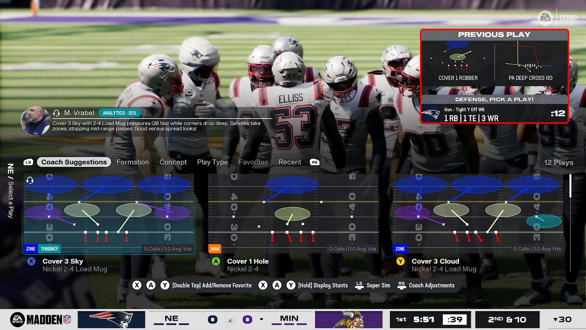 aceoffmeta's tweet image. PREVIOUS PLAY FIXED IN MADDEN 26 🚨

They fixed the overlap issue with the previous play/formation info

The UI is much cleaner &amp;amp; you no longer have to turn off previous play