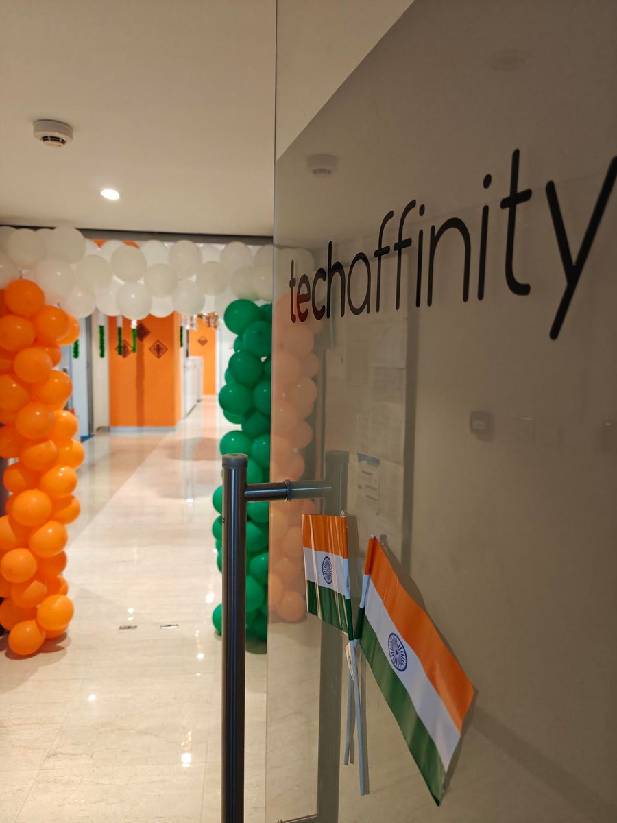 techaffinity's tweet image. Today wasn’t just about tricolors and sweets at the office. It was about laughter, music, stories from home, and that quiet pride we all carry for the country we call ours. Here’s to celebrating the India we live in, breathe in, and help build every day. Happy Independence Day!…