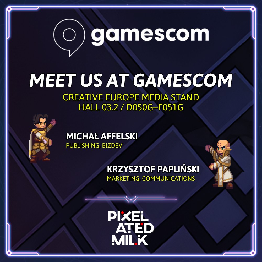 We’re heading to <a href="/gamescom/">gamescom</a> 2025! 🎮

Find us from Aug 20–22 at the Creative Europe MEDIA stand.

Stop by for a chat or leave your details at reception – we’ll get in touch.

See you there!

#gamescom2025 #gamedev #gaming