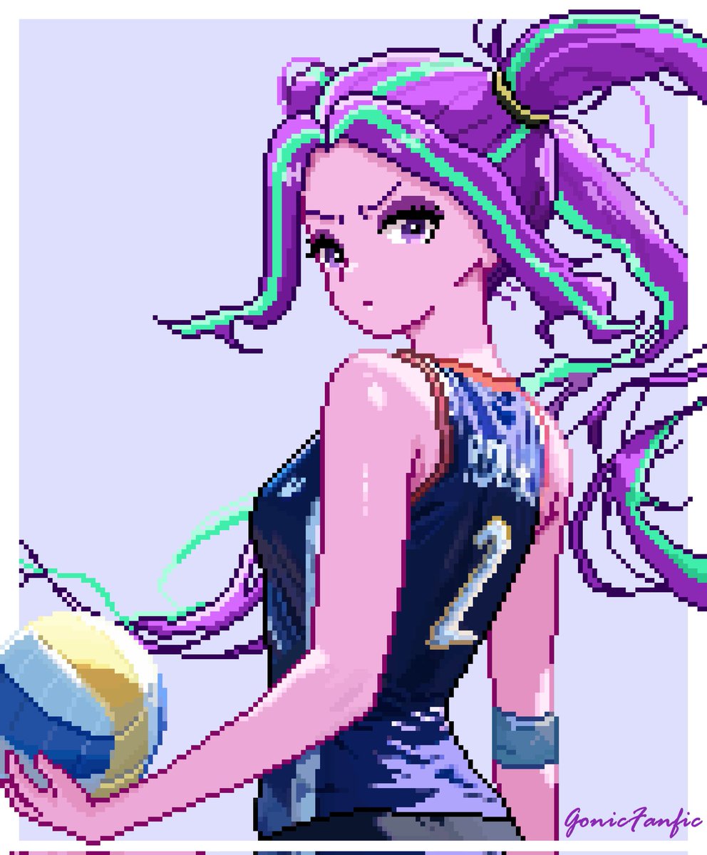 Volleyball Aria Blaze  #mlp #Pixel #pixel_art #EquestriaGirls #mylittlepony #AriaBlaze