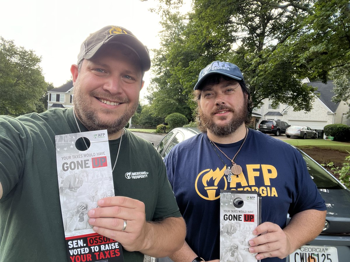 Shane McGonigal 🦬 (@shanemcgonigal) on Twitter photo In Forsyth County with our newest GED Craig! We are talking to Forsyth county residents about how <a href="/ossoff/">Jon Ossoff</a> voted for massive tax hikes by voting against the OBBB. In Forsyth County with our newest GED Craig! We are talking to Forsyth county residents about how <a href="/ossoff/">Jon Ossoff</a> voted for massive tax hikes by voting against the OBBB.