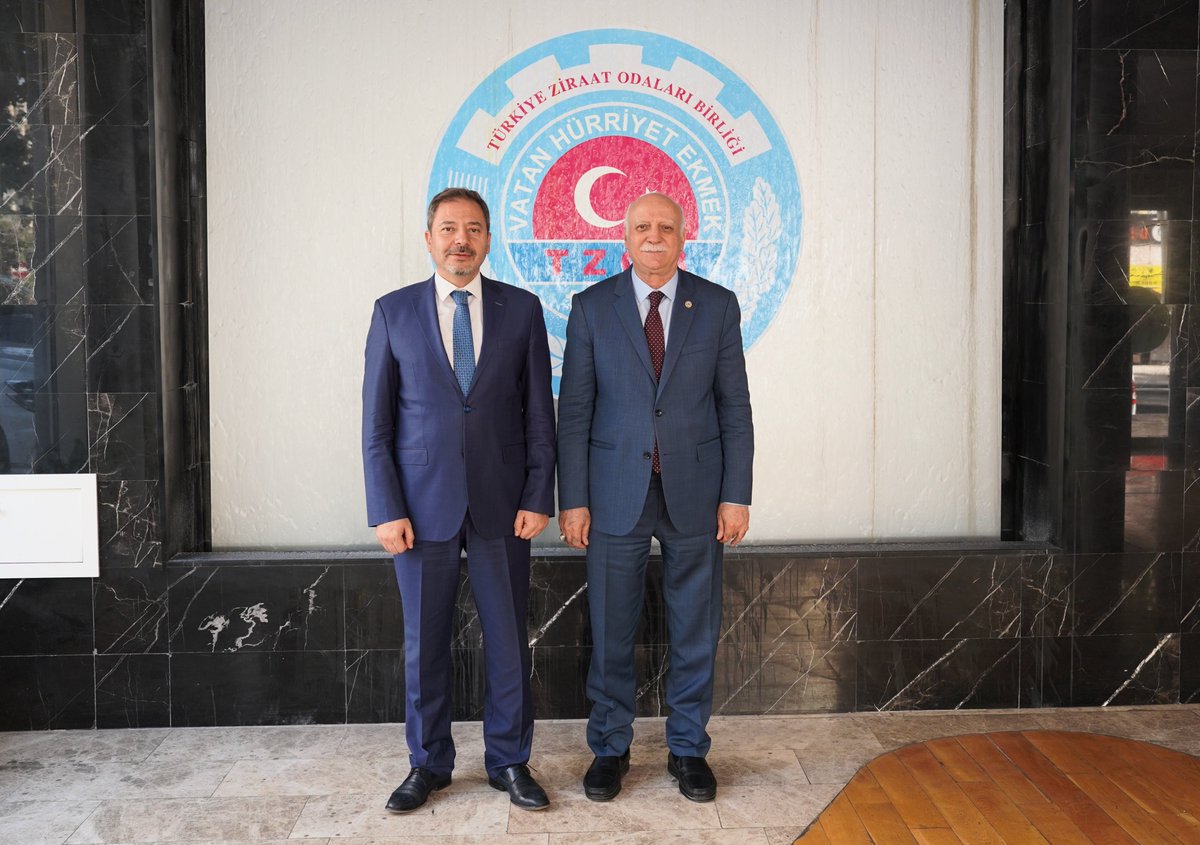 semsibayraktar's tweet photo. Tarımsal Araştırmalar ve Politikalar Genel Müdürü (TAGEM) Sayın Dr. M. Altuğ Atalay’ı Birliğimizde ağırladık. Nazik ziyaretleri için teşekkür ediyorum. https://t.co/NzIuthNnB6