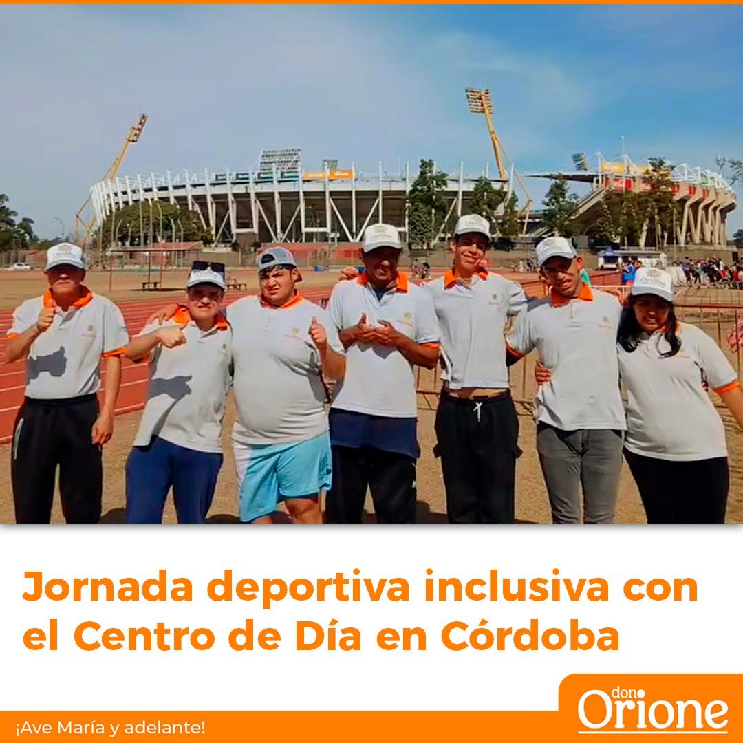 🏊‍♀️⛹️‍♂️🏃‍♀️El Centro de Día Don Orione de Córdoba fue protagonista de una jornada deportiva inolvidable en el emblemático estadio Mario Alberto Kempes 🏟️
📷MIRÁ bit.ly/JornadaCórdoba

#SomosOrionitas #DonOrione #DeporteInclusivo