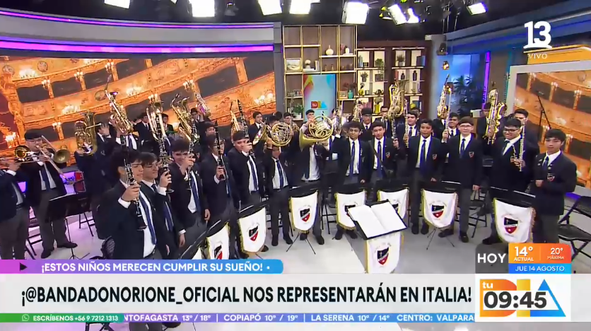 tudia_13's tweet photo. AHORA🟠#TuDia13 | ¡@bandadonorione_oficial nos representará en Italia!
 EN VIVO 👉 https://t.co/d03KsyHujt https://t.co/e11X827iZN