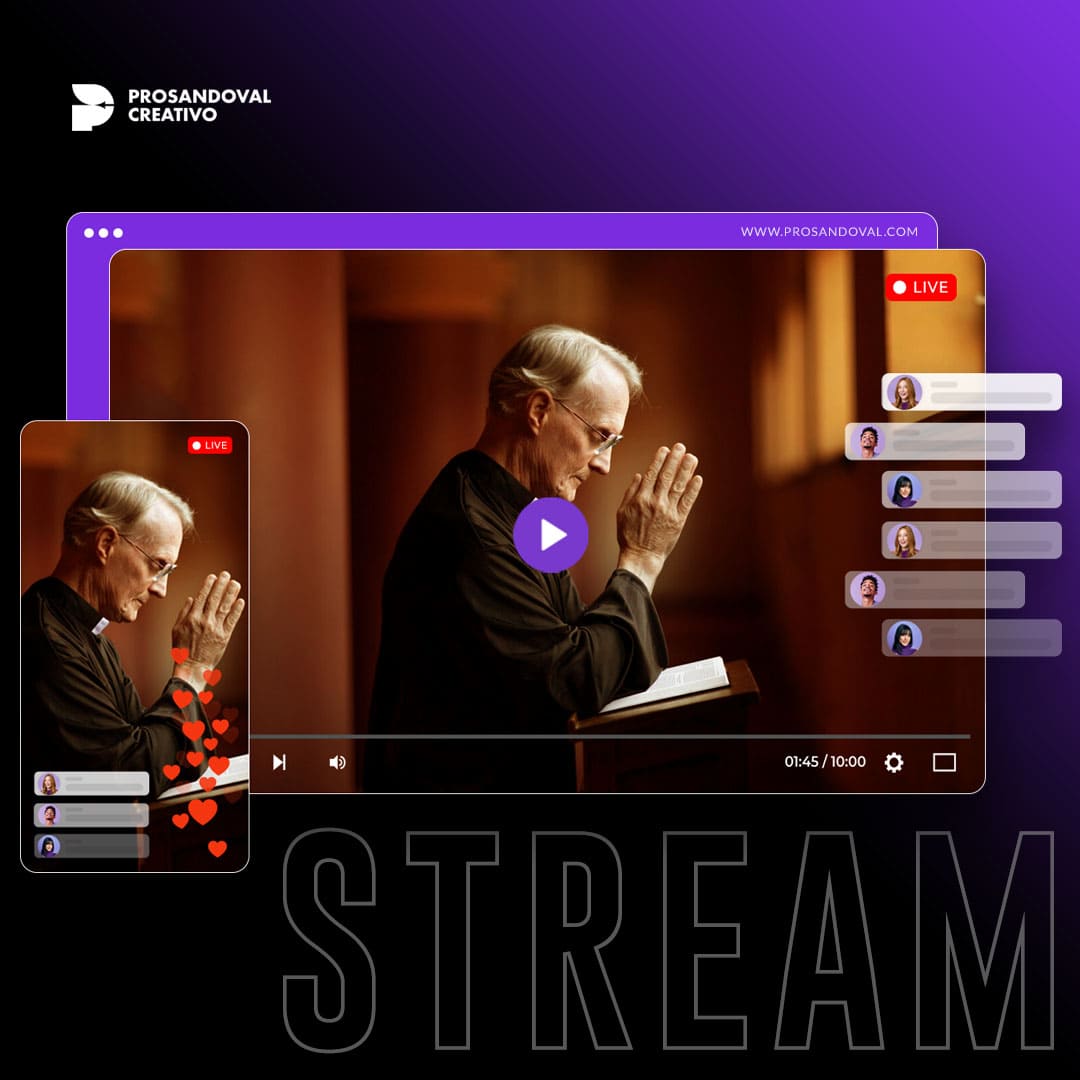 ProsandovalEC's tweet photo. 🔴 ¿Tu iglesia cansada de bloqueos en Facebook o YouTube?

En Prosandoval montamos tu propio streaming:
🗨️ Chat en vivo
🌐 Dominio propio
🔓 Sin bloqueos ni cortes
📲 Celulares, Smart TVs
🚫 Sin anuncios ajenos

👉 https://t.co/jHDey8nECx

#StreamingParaIglesias #IglesiaOnline https://t.co/1Za9E6qER2