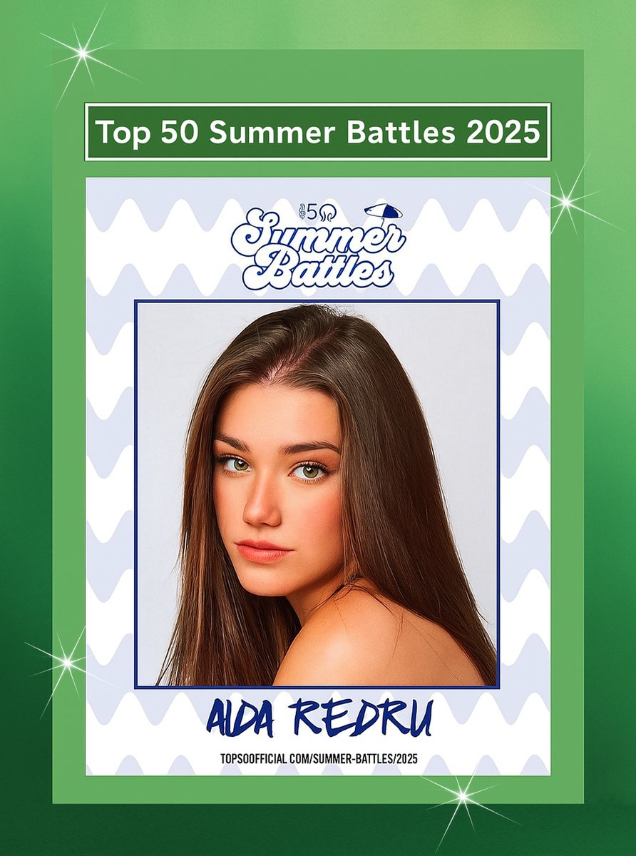 dotalis_sophie's tweet photo. 🌴☀️ TOP 50 SUMMER BATTLES 2025 ☀️🌴

AIDA REDRU 💜 está top en la 4ᵉ ronda !
Vamos todos a votar y llevarla aún más lejos! Nosotros podemos y ella lo merece muchísimo ! 💝 ✨

👉https://t.co/8tCTqc7nL1