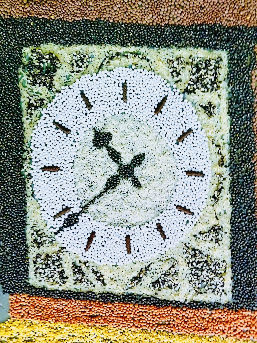 Brahma Kumaris ORC (@omshantiretreat) on Twitter photo 🇮🇳 On #IndependenceDay, A stunning 3D rangoli of Lal Chowk Clock Tower using 11 types of organic grains created at <a href="/OMSHANTIRETREAT/">Brahma Kumaris ORC</a> centre.
📍33 hours of devotion
♻️ Promoting eco-friendly art
🕊️ A tribute to history & harmony
<a href="/BrahmaKumaris/">Brahma Kumaris</a>
#75YearsOfFreedom 🇮🇳 On #IndependenceDay, A stunning 3D rangoli of Lal Chowk Clock Tower using 11 types of organic grains created at <a href="/OMSHANTIRETREAT/">Brahma Kumaris ORC</a> centre.
📍33 hours of devotion
♻️ Promoting eco-friendly art
🕊️ A tribute to history & harmony
<a href="/BrahmaKumaris/">Brahma Kumaris</a>
#75YearsOfFreedom