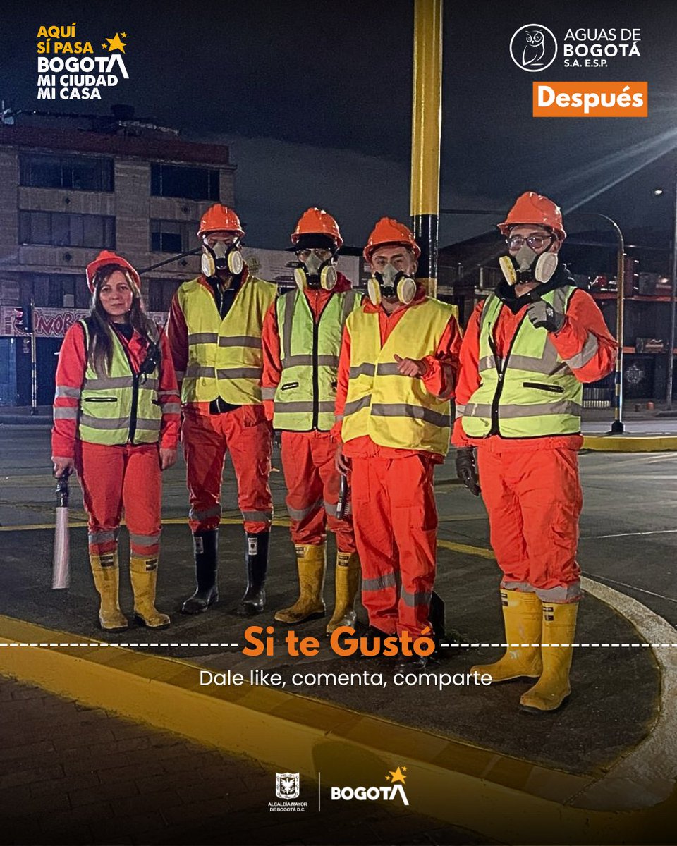 Aguas de Bogotá (@aguasbogota) on Twitter photo 🖌️🚦 Teusaquillo y Puente Aranda ya lucen mejor. Con <a href="/Bogota/">Alcaldía de Bogotá</a> y el <a href="/idubogota/">IDU Bogotá</a>, en Aguas de Bogotá pintamos los elementos segregadores y demarcación vial que organizan el tránsito en la troncal NQS.
Porque mantenerlos visibles es prevenir incidentes.
#AquíSíPasa 🖌️🚦 Teusaquillo y Puente Aranda ya lucen mejor. Con <a href="/Bogota/">Alcaldía de Bogotá</a> y el <a href="/idubogota/">IDU Bogotá</a>, en Aguas de Bogotá pintamos los elementos segregadores y demarcación vial que organizan el tránsito en la troncal NQS.
Porque mantenerlos visibles es prevenir incidentes.
#AquíSíPasa