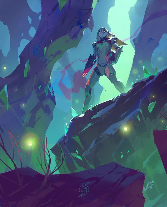Fan art | Metroid Artist: