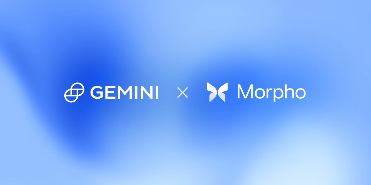 Morpho's tweet photo. The new @gemini Wallet launches with access to Morpho.

This integration gives millions of Gemini users the ability to earn onchain via Morpho.

Available today. https://t.co/NRgvhShmRM