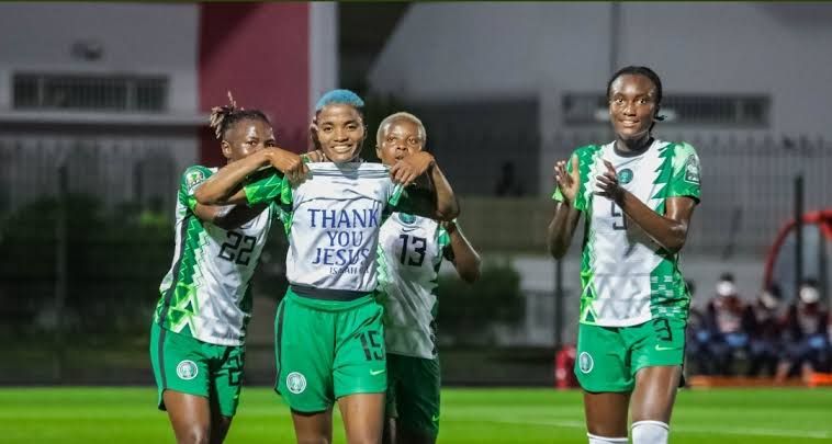 Super Falcons captain, Rasheedat Ajibade has stated that the Federal Government has not yet paid the Super Falcons the promised $100,000 for their historic victory at the Women’s Africa Cup of Nations (WAFCON). 

Source: <a href="/Chude/">Chude Jideonwo</a>