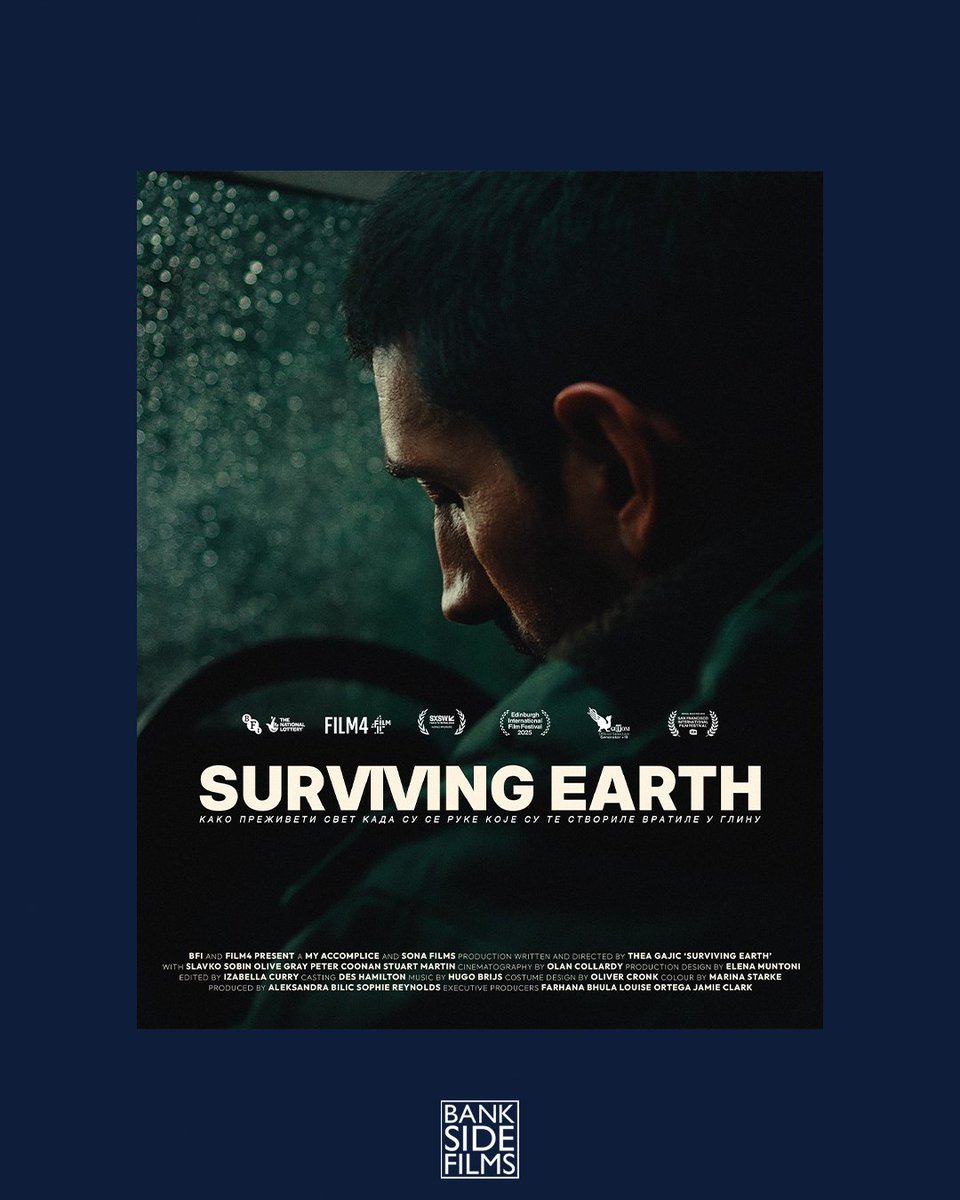 Here’s your first glimpse at the teaser image for SURVIVING EARTH by Thea Gajic!

Catch the film at <a href="/edfilmfest/">Edinburgh International Film Festival</a> 🇬🇧✨

#BanksideFilms #SurvivingEarth #EIFF25