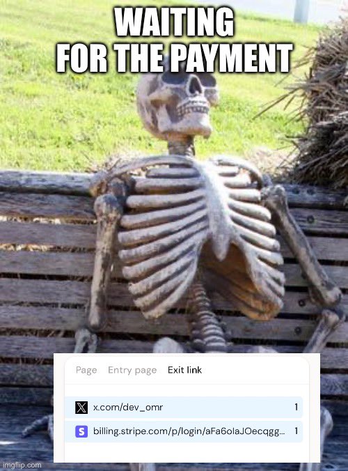 dev_omr's tweet image. When someone is going to the checkout page only to take a look 😅