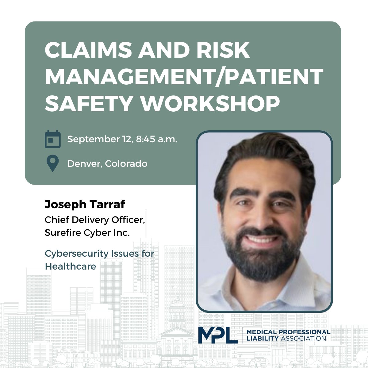 Surefire Cyber (@surefire_cyber) on Twitter photo Third-party #vendorrisks, outdated and unpatched systems, #PHI theft, and regulatory compliance are just a few of the #cybersecurity challenges facing #healthcare organizations.
Early bird registration ends tomorrow.
𝐑𝐞𝐠𝐢𝐬𝐭𝐞𝐫: mplassociation-events.org/claims-risk-pa…
<a href="/MPLassociation/">MPL Association</a> Third-party #vendorrisks, outdated and unpatched systems, #PHI theft, and regulatory compliance are just a few of the #cybersecurity challenges facing #healthcare organizations.
Early bird registration ends tomorrow.
𝐑𝐞𝐠𝐢𝐬𝐭𝐞𝐫: mplassociation-events.org/claims-risk-pa…
<a href="/MPLassociation/">MPL Association</a>