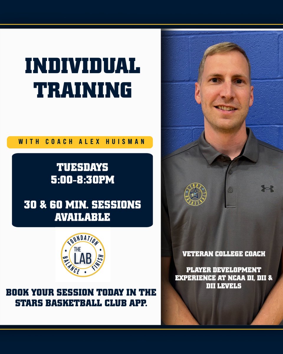 StarsBBLAB's tweet photo. Looking for individual attention on your shot or other parts of your game? Book a session today with @CoachTedQuinn or @CoachHuisman in the LAB! https://t.co/8xhcbzIPhz https://t.co/itU4gKuZNW