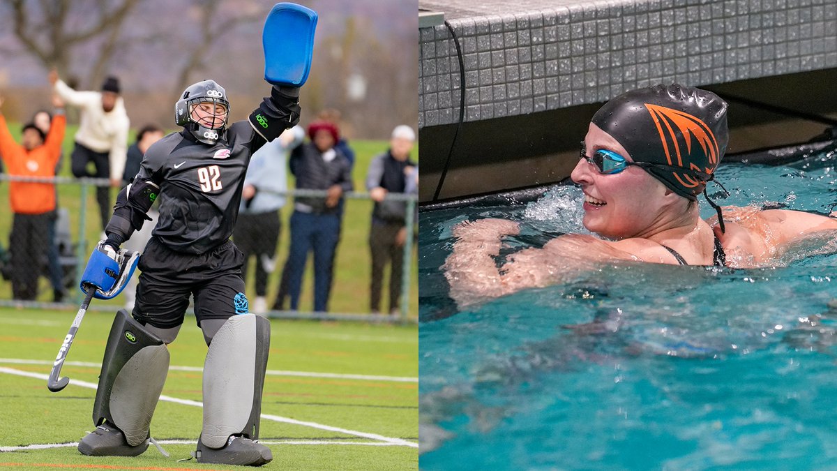 LandmarkConf's tweet photo. Ashley Derrick of @GOSusqU completes All-Landmark career as a dual sport athlete in field hockey and swimming in today's #LandmarkRewind
π° https://t.co/iByJqWnRIO
#MakeYourMark https://t.co/cDYt4nDjjK