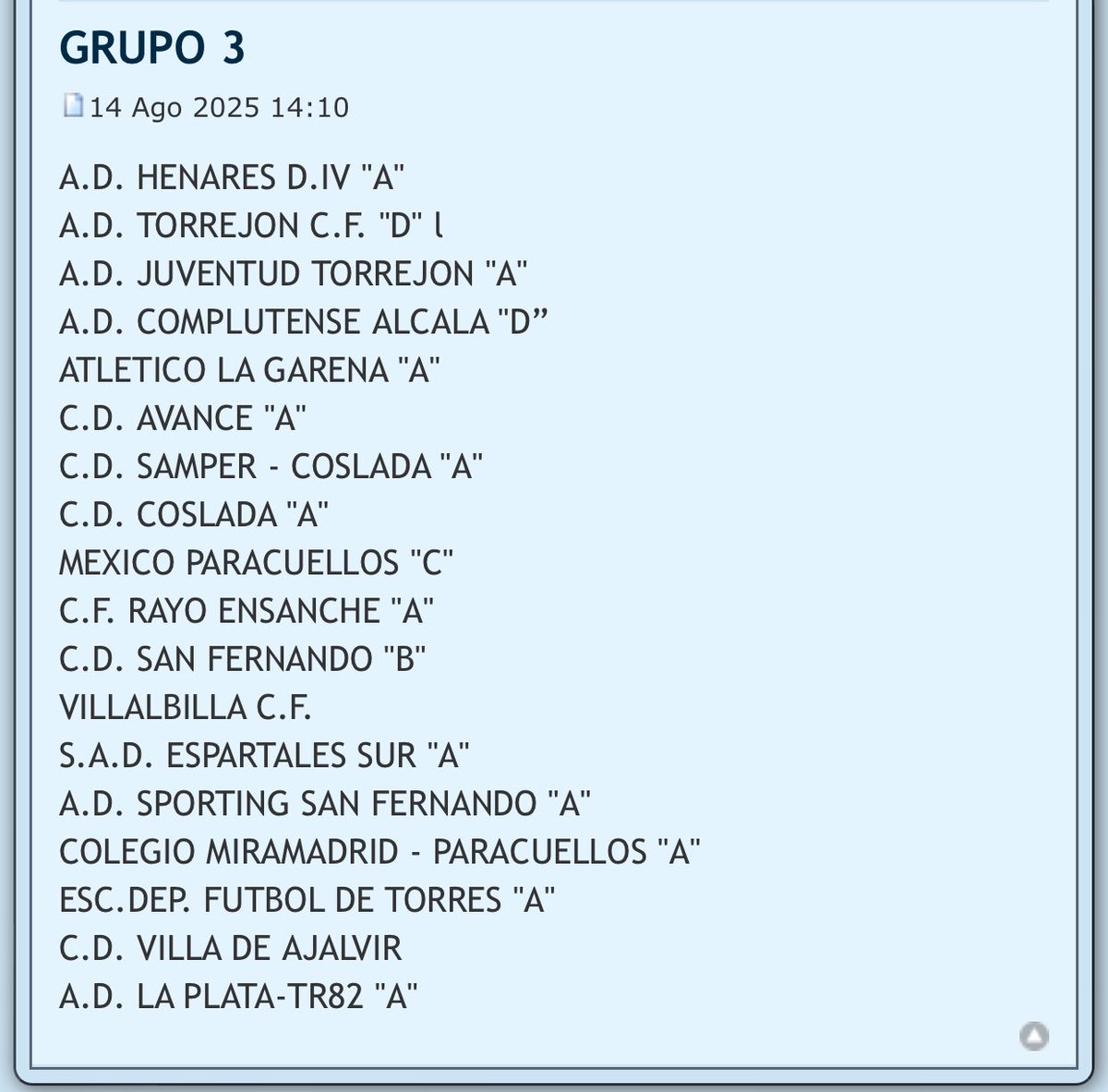 ForoFutbolBase's tweet photo. JUVENIL PRIMERA https://t.co/XS0TbHtjUG