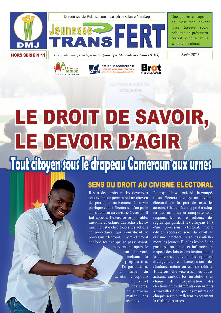 DMJ - Dynamique Mondiale des Jeunes tweet media