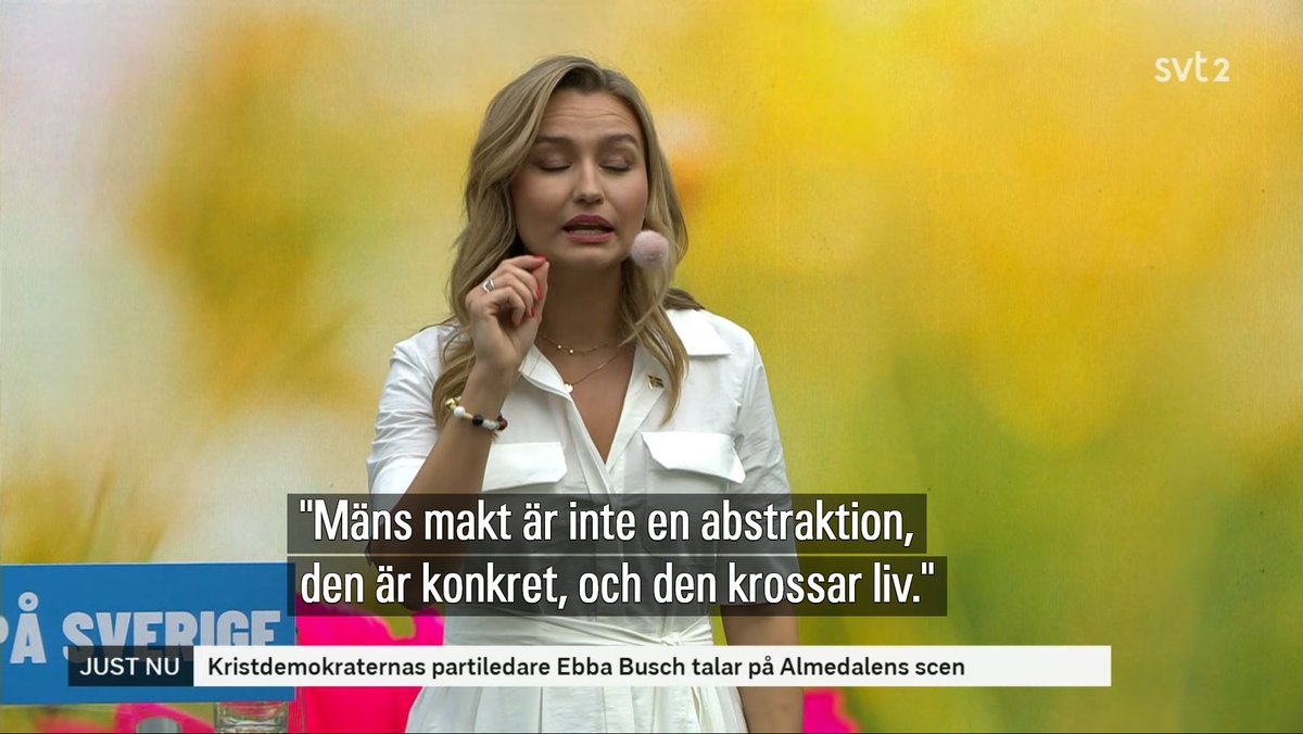 Det här är så förbannat pinsamt, men talande för vice statsministern. Ebba Busch säger att Elina Pahnke är den argaste feministen av dem alla och bevisar det med ett rent påhittat citat. Kan man hoppas att KD-ledaren ber om ursäkt och skäms? aftonbladet.se/kultur/a/zAmQA…