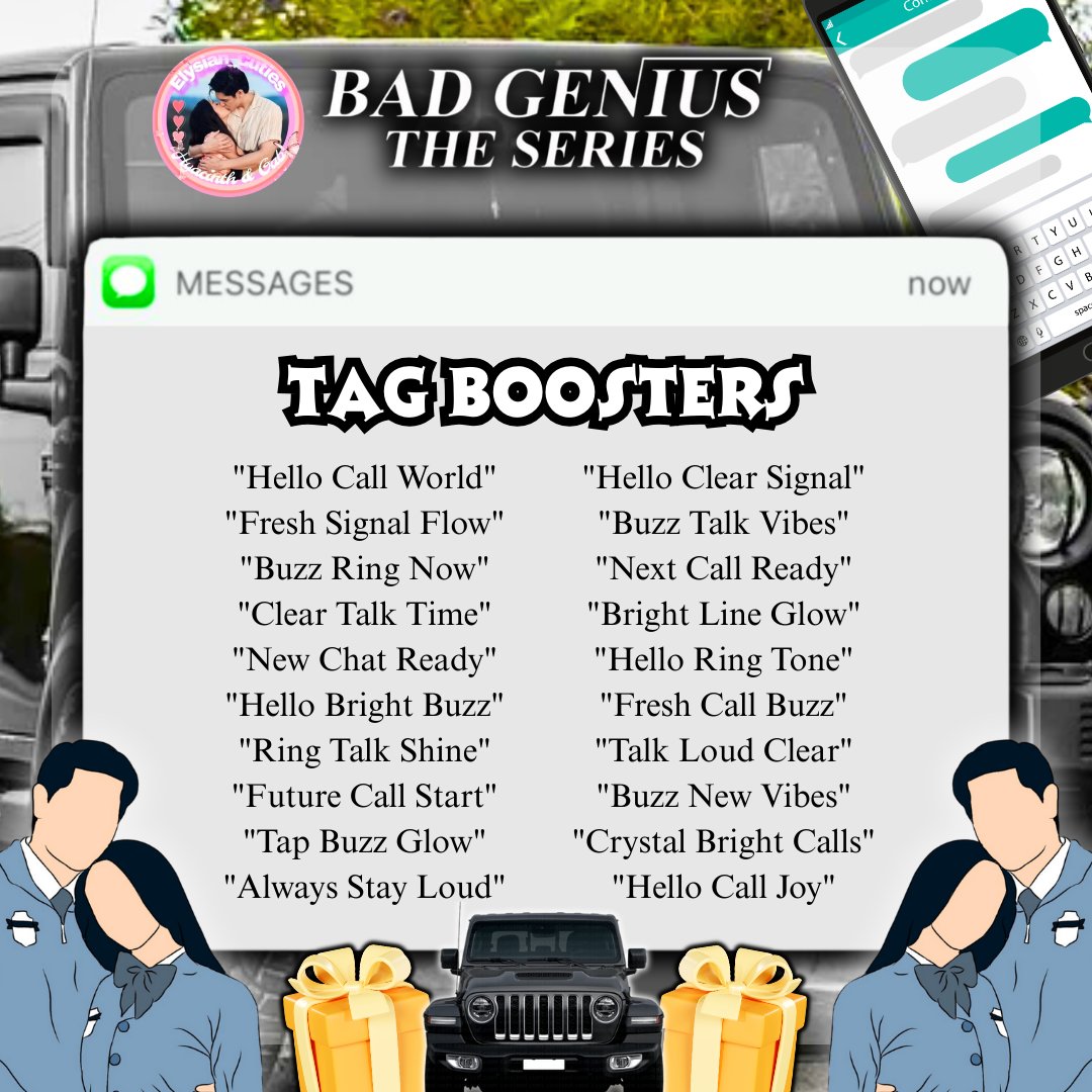 HyGab_cuties's tweet photo. Hello Cuties!
Third Tag boosters po hehe 

GAME OVER GENIUSES

#HyacinthCallado | #GabLagman 
#BGTSThingsFallApart | #BadGeniusTheSeries https://t.co/hhpCioUVsq