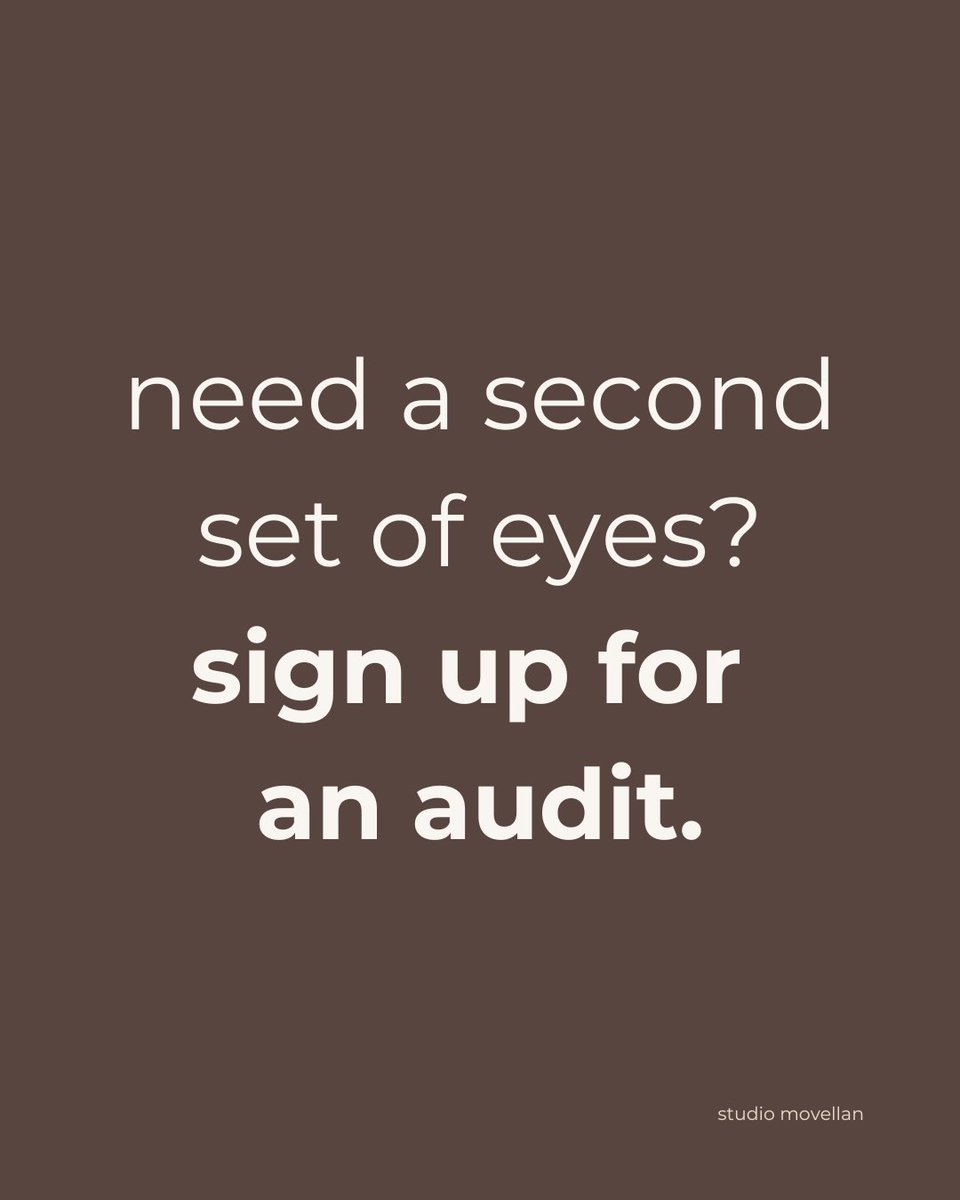 StudioMovellan's tweet photo. Audits are a way to get customized support for your digital marketing. Studio Movellan will assess your website, newsletter, and/or social media to uncover opportunities, spot gaps, and provide strategies to boost performance.
⁠
Book an audit today: https://t.co/cpgJlb6vjP https://t.co/g0rbpmFqvD