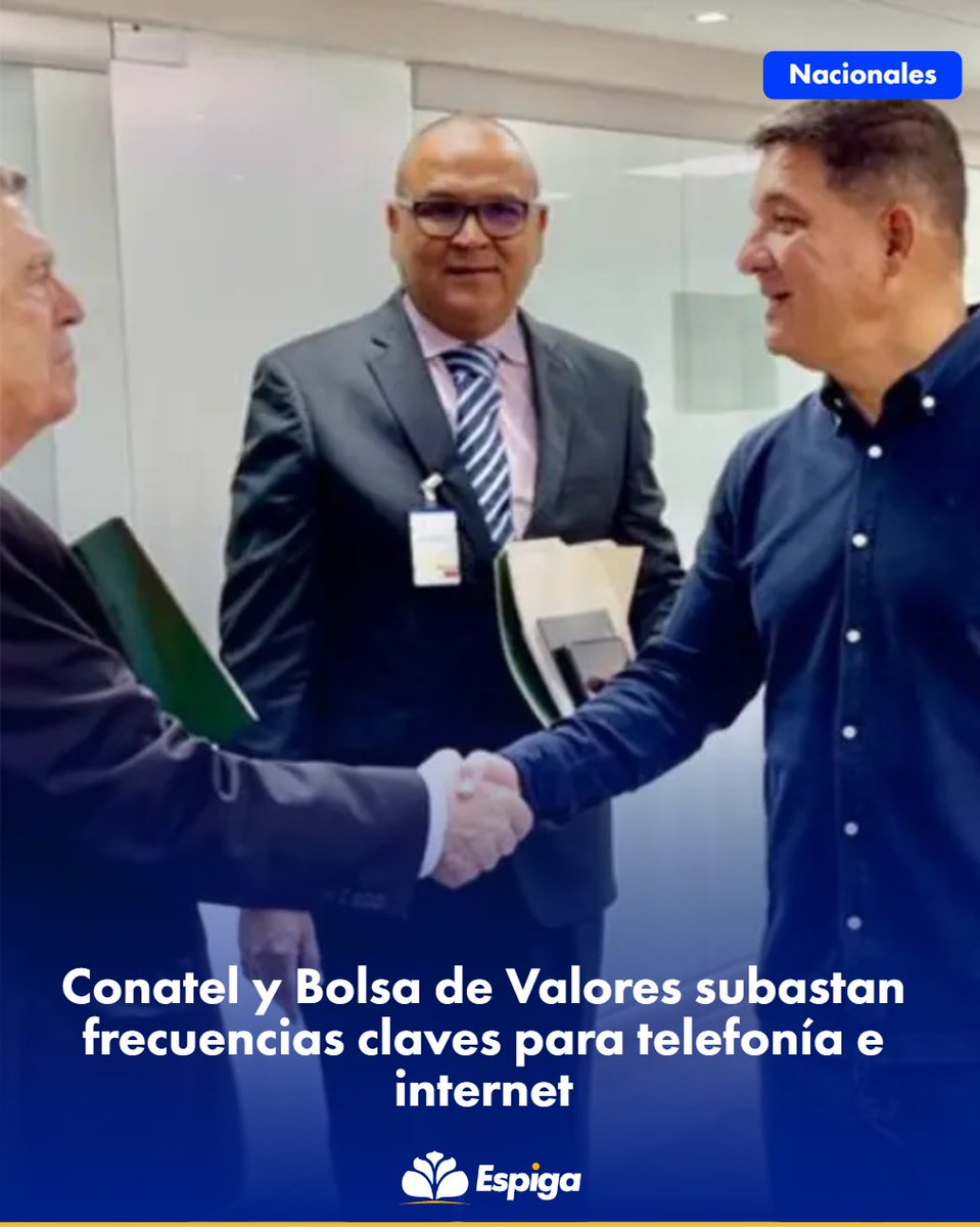 📌Conatel y Bolsa de Valores subastan frecuencias claves para telefonía e internet

🔗 Ver más: espiganoticias.net/Nacionales/con…

📅 agosto 14, 2025

#14Ago, #BolsadeValores, #Conatel, #SubastaDeFrecuencia