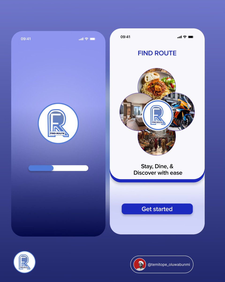 temmy____'s tweet photo. I’m Temitope osogbo based #UIUXDesigner #startups #productdesigners
Meet FIND-ROUTE MOBILE APP INTERFACE a mobile Application that offers effortless navigation to help you reach your destination efficiently ,booking of ride and locating local attraction.
Why did I design this?👇 https://t.co/TgyMG8C0YG
