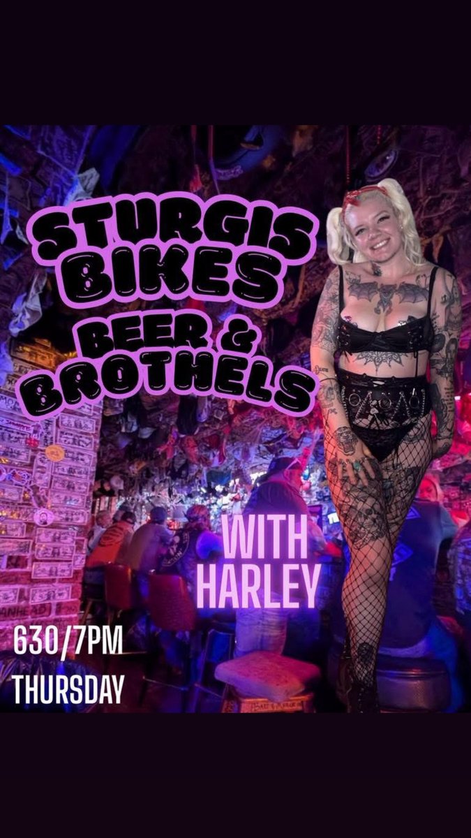 On @otherwordsforwhxre podcast tonight I’ll post the link later tonight ⛓️🖤😈 talking all things sturgis and deadwood ⛓️ #sturgis #sturgis2025 #podcast