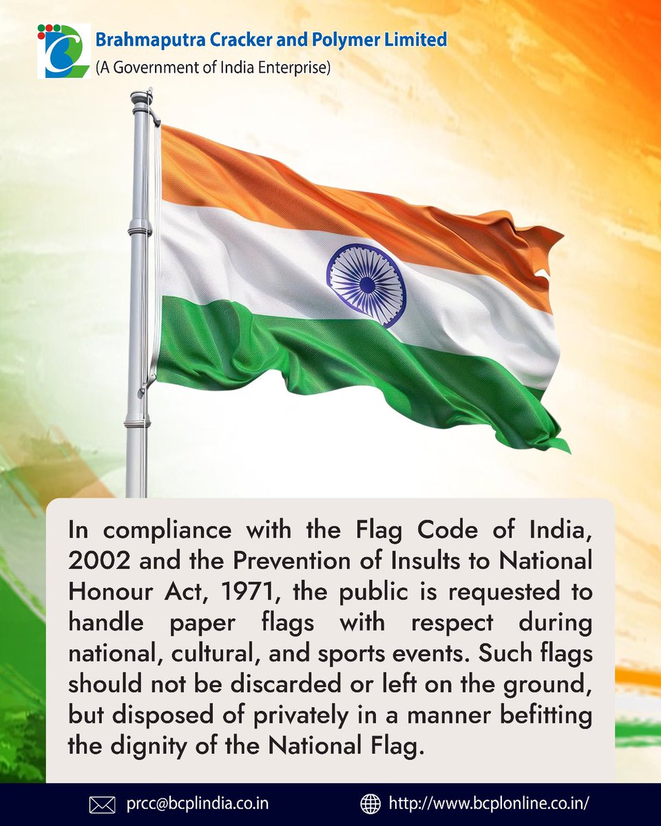 BCPLOfficial's tweet image. #HarGharTiranga2025 
#FlagCode