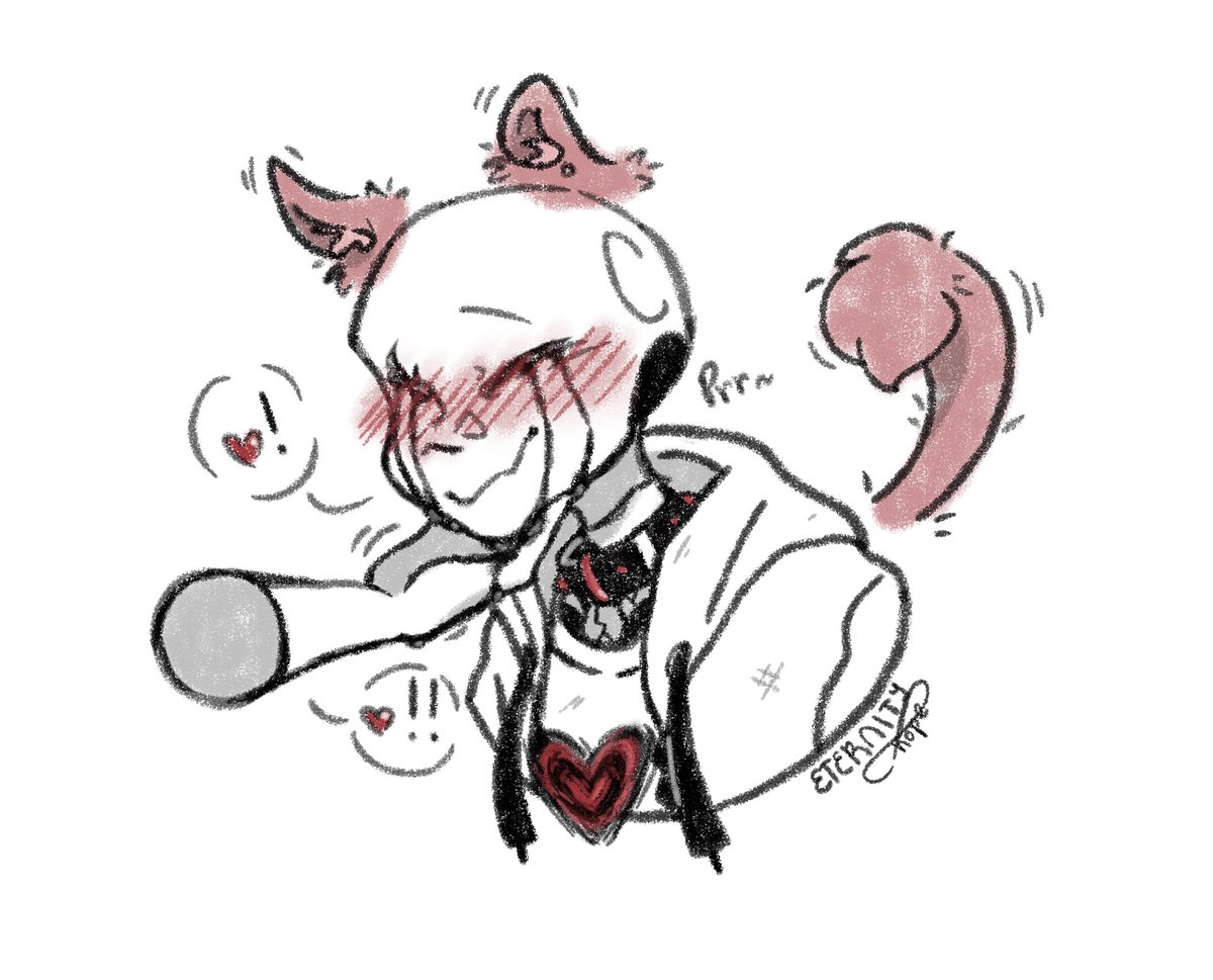 ETERNITY8HOPE's tweet photo. trying out some new brushes. what do you think of a kitten like this? |😺|

#killerfell
#killerfellsans
#killerfellruby
#ruby
#undertaleau

killerfell ruby belong to me. https://t.co/vKOi2dNml2