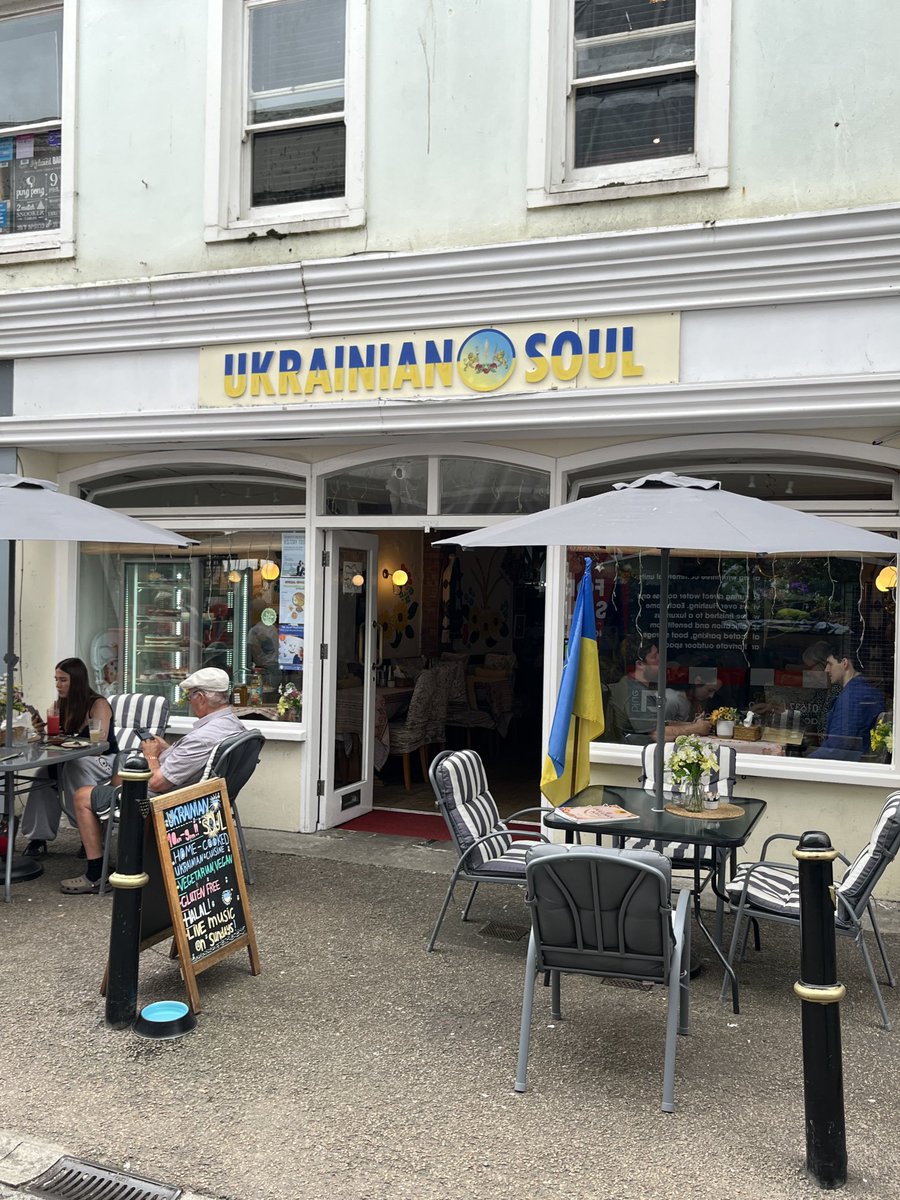 Ukrainian cafe in #falmouth #slavaukraini
