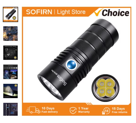 shopping_soma's tweet image. Buy Link - alli.pub/798rxt
Sofirn SP36 Pro 8000LM USB-C Rechargeable LED Flashlight – Powerful 4*SST40 Torch
#PowerfulFlashlight
#USBRechargeableTorch
#LEDFlashlight
#OutdoorGear
#CampingEssentials