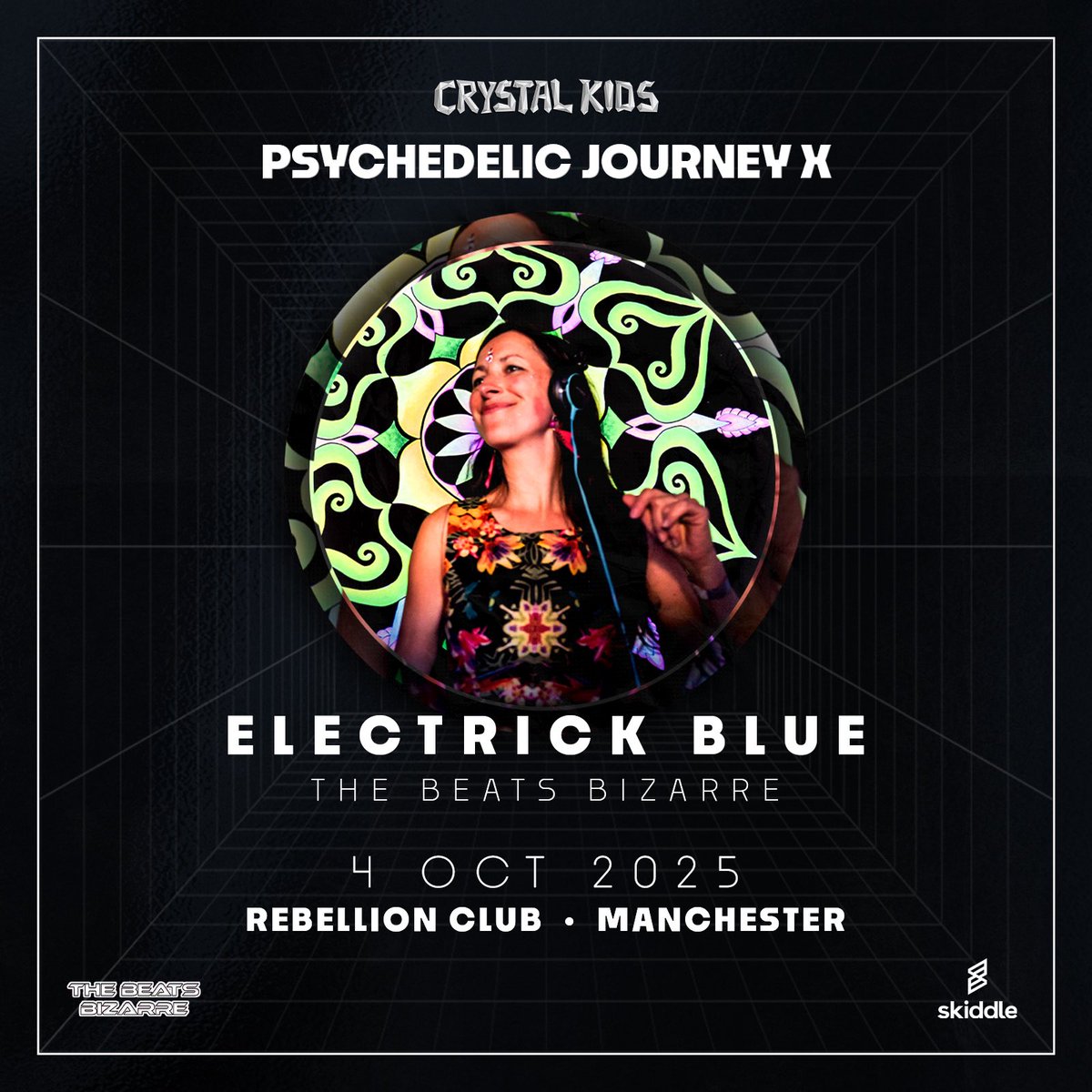 ElectrickBlue at Rebellion Manchester! 
🎫 skiddle.com/e/40131405

#psytrance #psytranceworld #psytranceparty #psytrancefestival #psytrancefamily #psytranceculture #psytranceworld #psytrancemusic #manchester