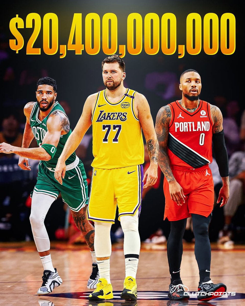 The NBA business is BIG BUSINESS 💰

In March, the Boston Celtics agreed to sell for $6.1 billion, a deal just approved this week.

In June, the Los Angeles Lakers' Buss family sold a majority stake at a staggering $10 billion valuation.

And just yesterday, the Portland Trail