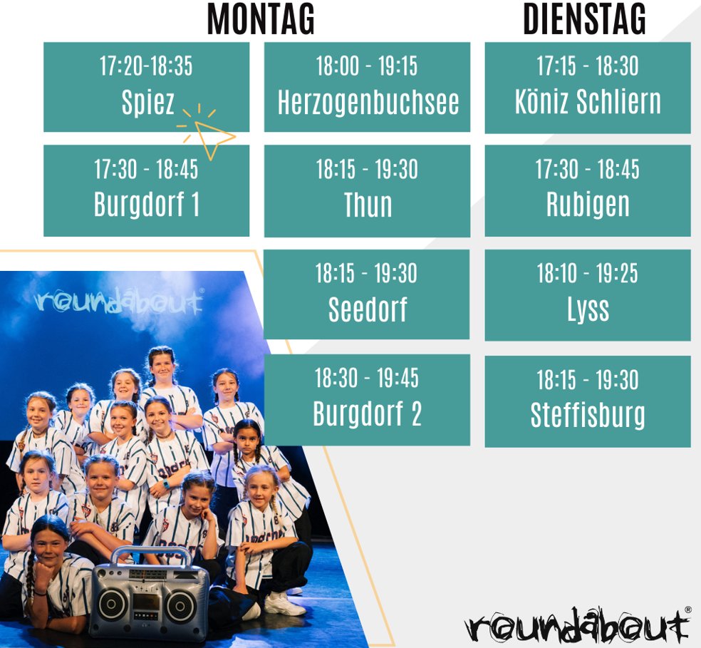 Bald beginnt die #roundabout-Woche der offenen Tür für interessierte Mädchen und junge Frauen.
Wo, wann und alle nötigen Infos gibt es hier: 👇 roundabout-network.org/detail?tx_news… #roundaboutsince2000 #supportyourlocalgirlgang #roundabeauty