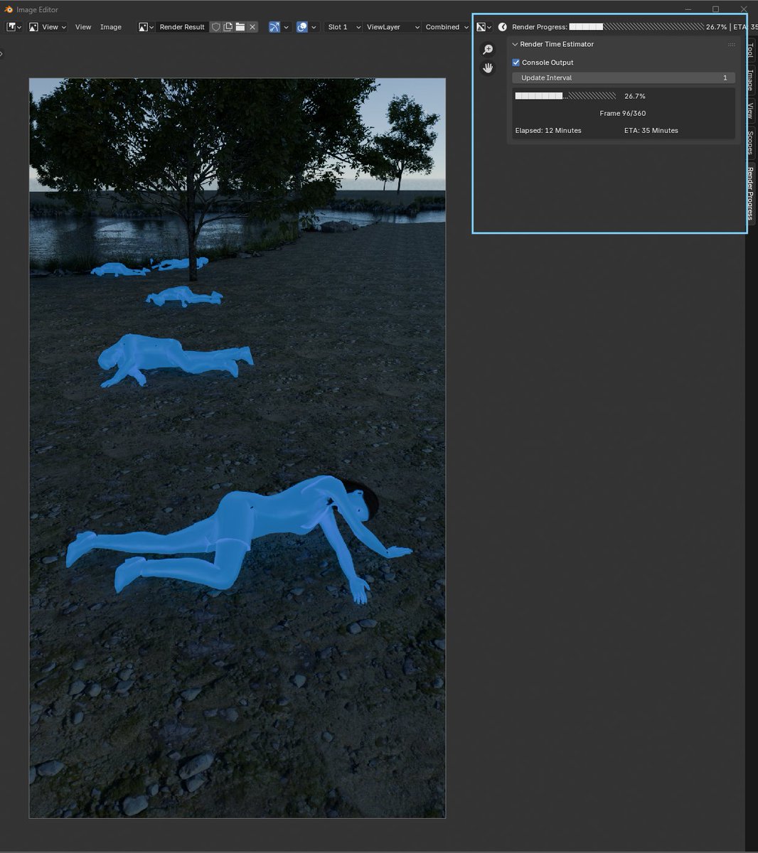 samsulalamniom's tweet photo. 🎨🚀 Blender just got smarter!
The Render Time Estimation add-on tells you exactly when your render will finish.
No more guessing ⏳
✅ Accurate time prediction
✅ Better project planning
✅ Less stress
3D artists, this one’s a game-changer!
#Blender3D #CGI #VFX #RenderTime https://t.co/PhA7IRqquf