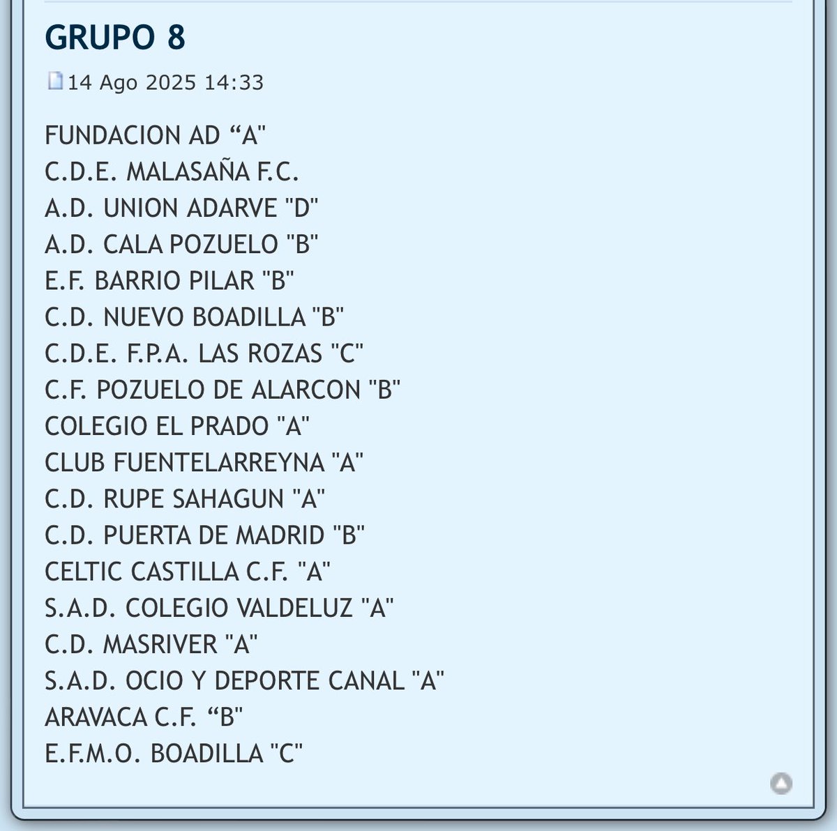 Fútbol Base Madrid tweet media