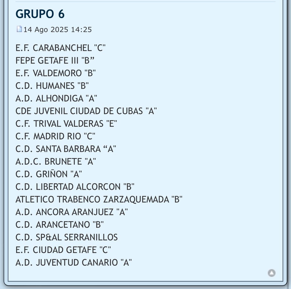 Fútbol Base Madrid tweet media