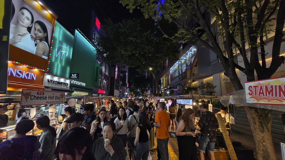 ソウル明洞、遊びに来てください~