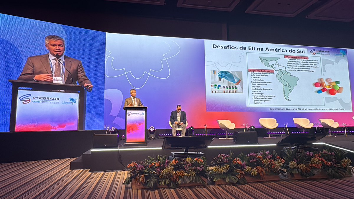 nlavellaneda's tweet photo. Listening to the man @dcbalderramo at the 6th SEBEADII congress in Campinhas.

What an event, what a congress 💯💯💯

#ibd @pakotze @cassella81 @gadeccu https://t.co/L39XmRiM29