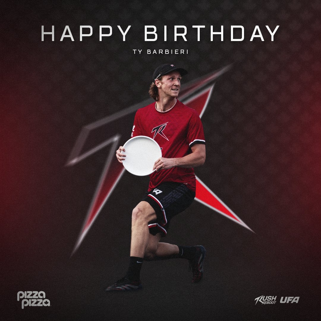 🎉 Happy birthday to #5, Ty Barbieri!

Presented by Pizza Pizza.

#FeelTheRush #RushReboot25
