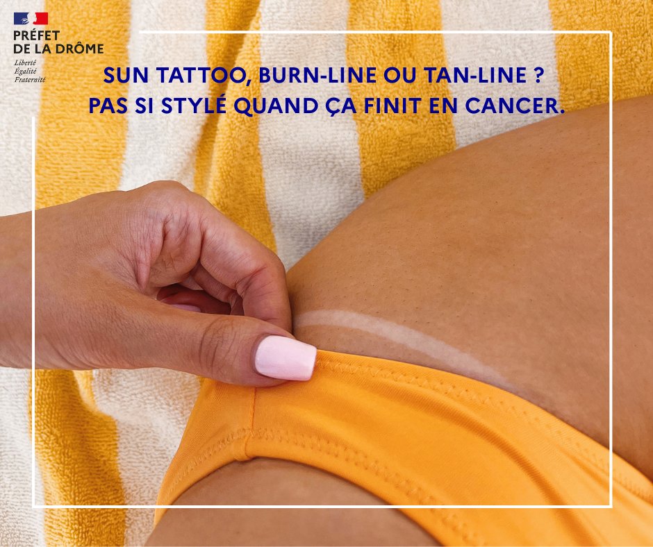 Image de Préfet de la Drôme - #PréventionCancer | ☀️⚠️ Un bronzage s’estompe… mais les rides et les dégâts sur votre santé, eux, r