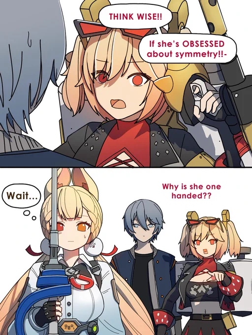 Burnice is skeptical about Alice 🧐
#zzzero 