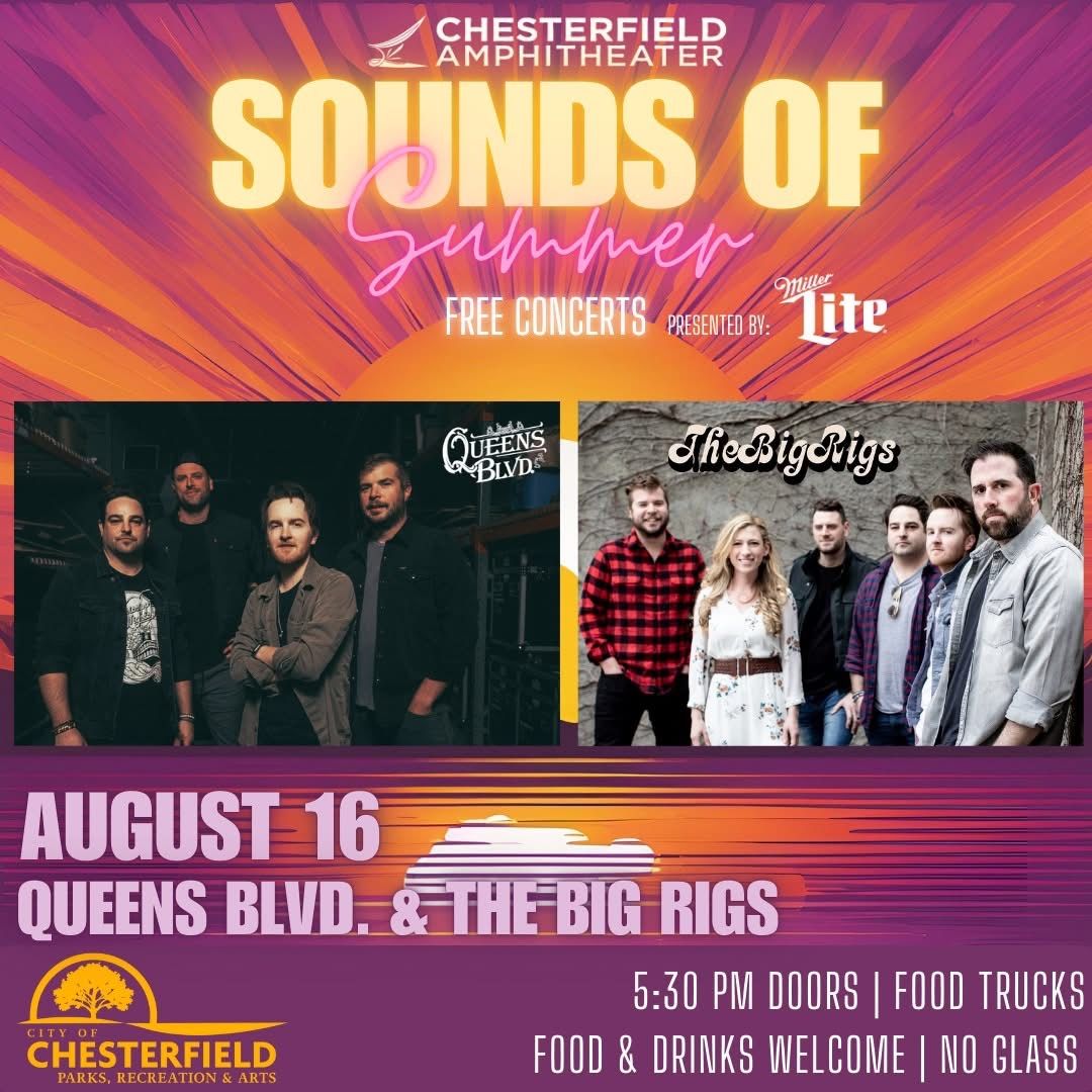 THIS Saturday! Don’t miss out on this FREE show full of all of your favorite hits performed by The Big Rigs and Queens Blvd! With special guest Sinead Angele Fahey getting the night started 🎶