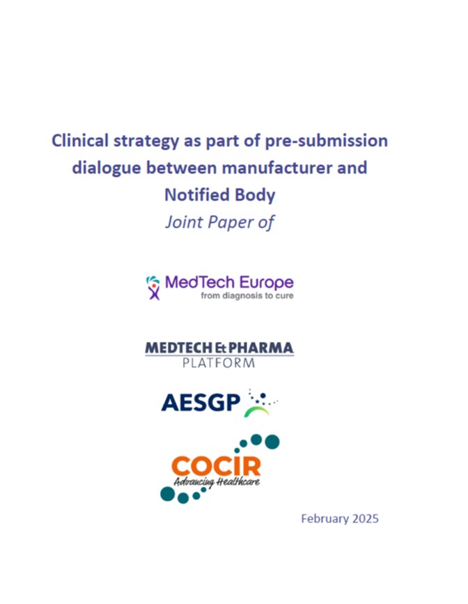 COCIR (@cocir) on Twitter photo ๐๏ธ โ๏ธ ๐ถ๏ธ๐ ๐ A reading recommendation for this long week-end ?
๐ Clinical strategy as part of pre-submission dialogue between manufacturer and Notified Body - Joint paper with <a href="/medtecheurope/">MedTech Europe</a>, <a href="/aesgp/">AESGP</a> , and Medtech & Pharma Platform Association
๐ cocir.org/position/cliniโฆ ๐๏ธ โ๏ธ ๐ถ๏ธ๐ ๐ A reading recommendation for this long week-end ?
๐ Clinical strategy as part of pre-submission dialogue between manufacturer and Notified Body - Joint paper with <a href="/medtecheurope/">MedTech Europe</a>, <a href="/aesgp/">AESGP</a> , and Medtech & Pharma Platform Association
๐ cocir.org/position/cliniโฆ