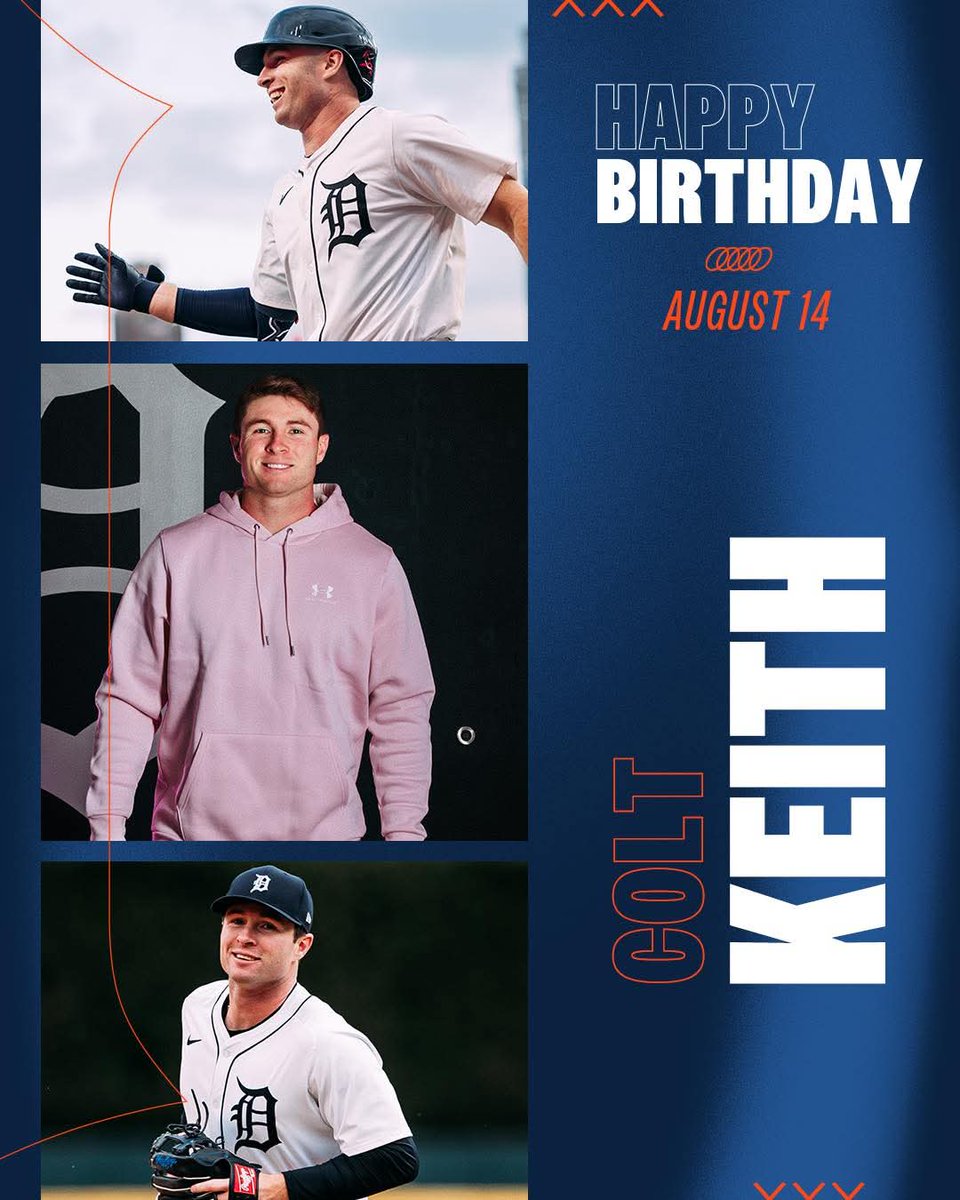moneyfirstralph's tweet image. Help us wish #ColtKeith a happy birthday! 🎉 @tigers