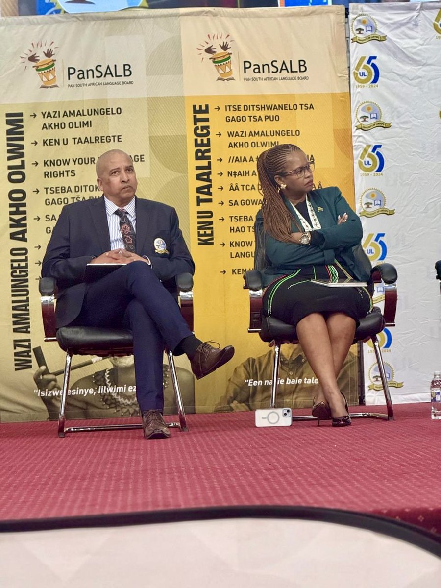 KhuselaS's tweet photo. Today I had the honour of being invited to address the Indigenous Language and Media Seminar hosted by @SAEditorsForum @PanSALB and the University of Limpopo
Thanking them for having me I said..,

I am profusely grateful for the honour you extended to me to address this important seminar today. More so from the hallowed corridors that the great revolutionary, Onkgopotse Tiro, after whom is this chamber is named, once walked. 

As I stand here today, the irony is not lost to me that you asked me to speak on, amongst others, indigenous identities and languages, from -metaphorically- the same platform Tiro would have used to deliver his scathing rebuke of the apartheid regime and objecting to, amongst others, one group of persons enforcing the use of its indigenous language, Afrikaans, as a medium of instruction on others.Almost 40 years now, that debate still rages on in our society as evidenced by the recent discourse around the implementation of the #BELAAct. 

As correct as Cde Tiro’s view was and still remains to date, another great African thinker, Ngugi wa Thiongo reminds us that “All languages, large and small, have a lot to contribute to our common humanity if freed from linguistic feudalism. Education (and dare I say media) policies should be devised on the basis that all languages are treasuries of history, beauty and possibility. They have something to give to one another if their relationship is that of give-and-take of a network. Even if one of the languages emerges as the language of communication across many languages, it should not be so on the basis of its assumed inherent nationality or globality, but on the basis of need and necessity. And even then, it should not grow on the graveyard of other languages.”

So it is a deep honour for me, woman from those villages you speak of, to join you today in a space where media, language, and identity intersect — where the past speaks to the present, and the future waits to be shaped. Seated with you the guardians of our words, the defenders of our languages, and the shapers of our public consciousness….